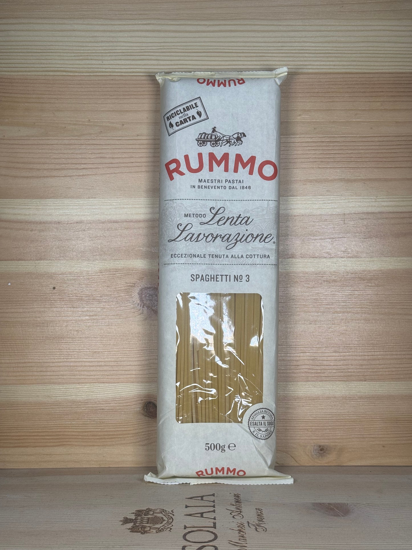 Rummo Spaghetti Nr ° 3 Hartweizennudeln 500g